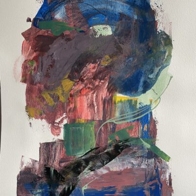 Yabby Intuitive Abstract & Mixed Media Painting: