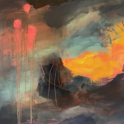Yabby Intuitive Abstract & Mixed Media Painting: