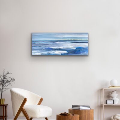 New paintings 2026, Claire Burke: Light on the Headland 40x100