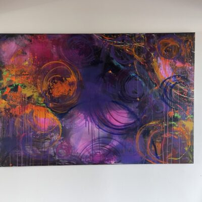 Yabby Intuitive Abstract & Mixed Media Painting: