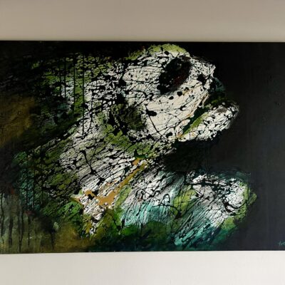 Yabby Intuitive Abstract & Mixed Media Painting: