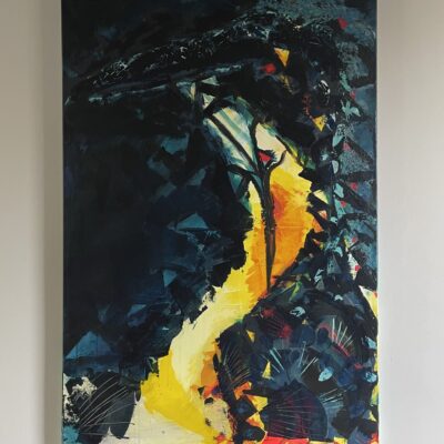 Yabby Intuitive Abstract & Mixed Media Painting: