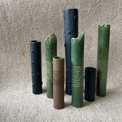 Caroline Newland-Smith: Tall vases