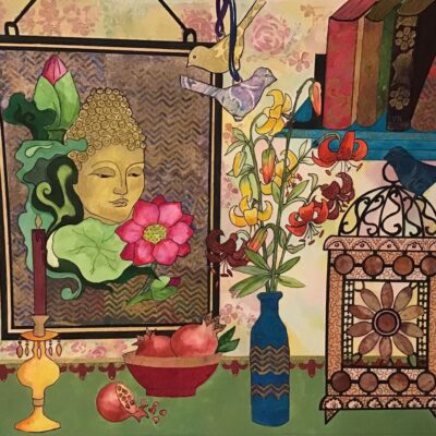 Barbara Pearman: Serendipity Blooms Mixed Media