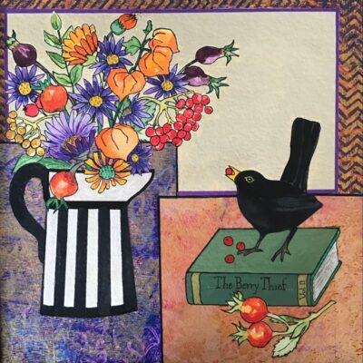 Barbara Pearman: The Berry Thief Mixed Media