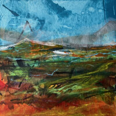 Chris Logan: Wild landscape - abstract - one of four