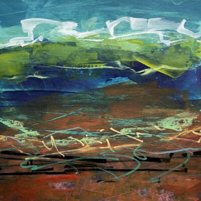 Chris Logan: Land, water, sky - abstract - one of four