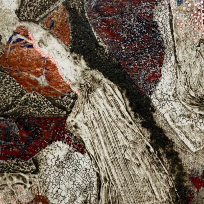 Sarah Russell: Tidal Treasure ~ Collagraph