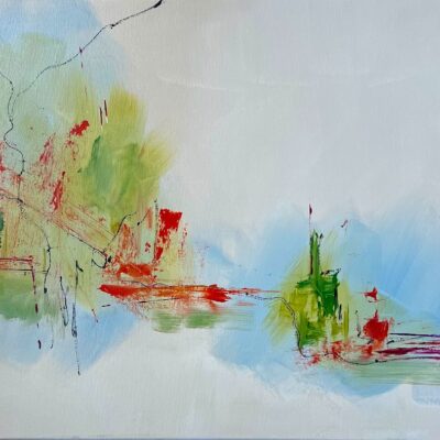 Karen Joy: "The Quiet Pull" framed acrylic  : £385