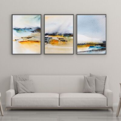 Shalini Belur: Indigo Shores - Original Watercolours