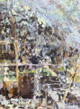 Morning Light, Acrylic and mixed media on canvas,  30 x 40 cm,  2026.