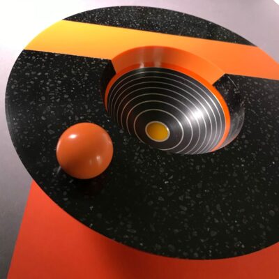 Graham Lester: Orange striped bowl