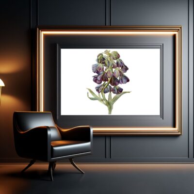Shalini Belur: Purple Botanical - Original Watercolours