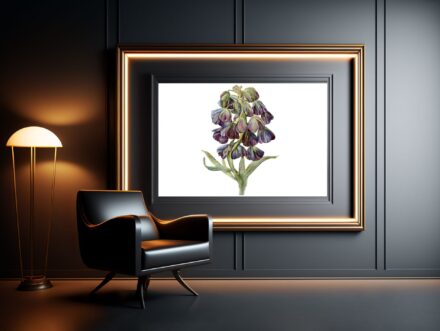 Purple Botanical - Original Watercolours