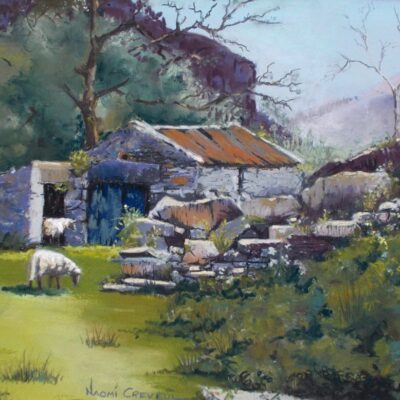 Sally Naomi Creveul: Soggy Sheep - Snowdonia