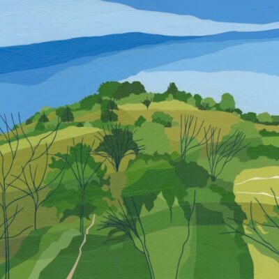 Christine Bass: Steps Hill from Incombe Hole, Ridgeway, Bucks