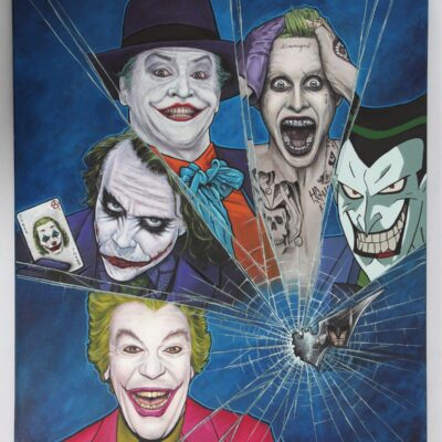 Michael Navarro: 'The Jokers' - Acrylic on canvas.