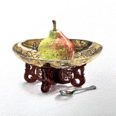 Patricia Rozental ASGFA: The Pear - Watercolour
