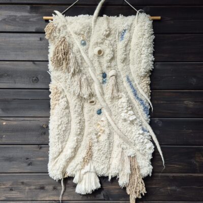 Heidi Fenn: British wool wall hanging
