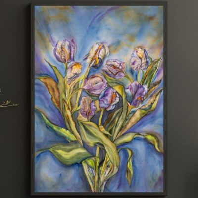Shalini Belur: Wild Tulips - Original Watercolours