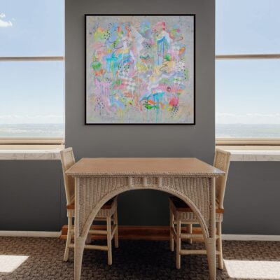 Statement abstract artwork by Jill Blakey: 