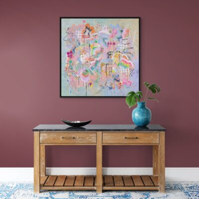 Statement abstract artwork by Jill Blakey: 