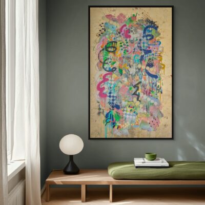 Statement abstract artwork by Jill Blakey: 