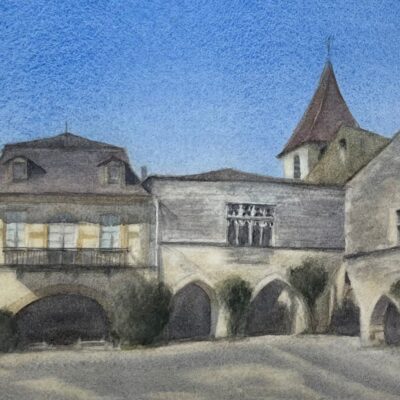 Alan Gray: Place des Cornières, Monpazier, Dordogne