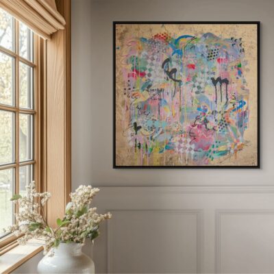 Statement abstract artwork by Jill Blakey: 