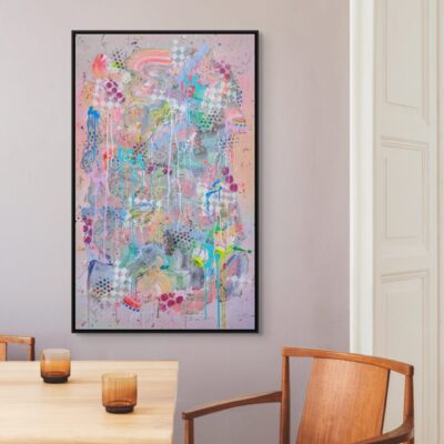 Statement abstract artwork by Jill Blakey: 