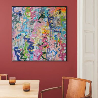 Statement abstract artwork by Jill Blakey: 