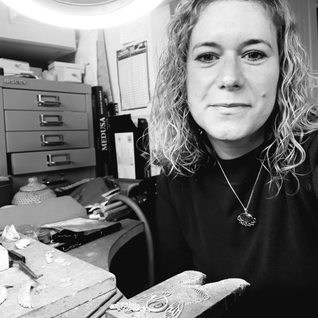 Chloe Romanos at work