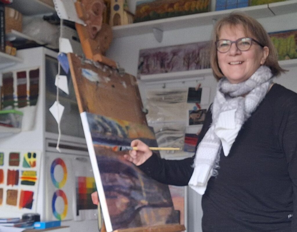 Debbie Perry at work