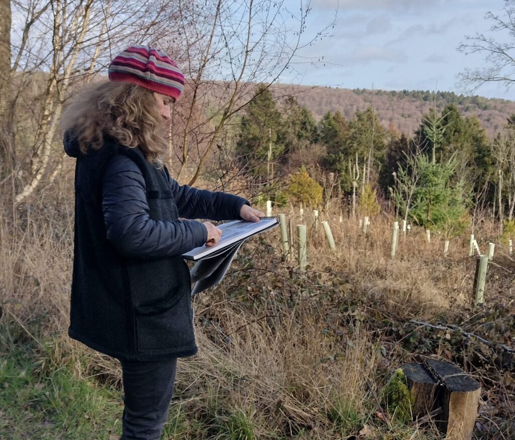 Fiona McMillan at work