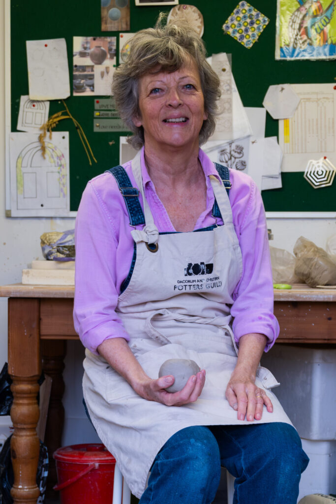 Fiona Wilcock at work