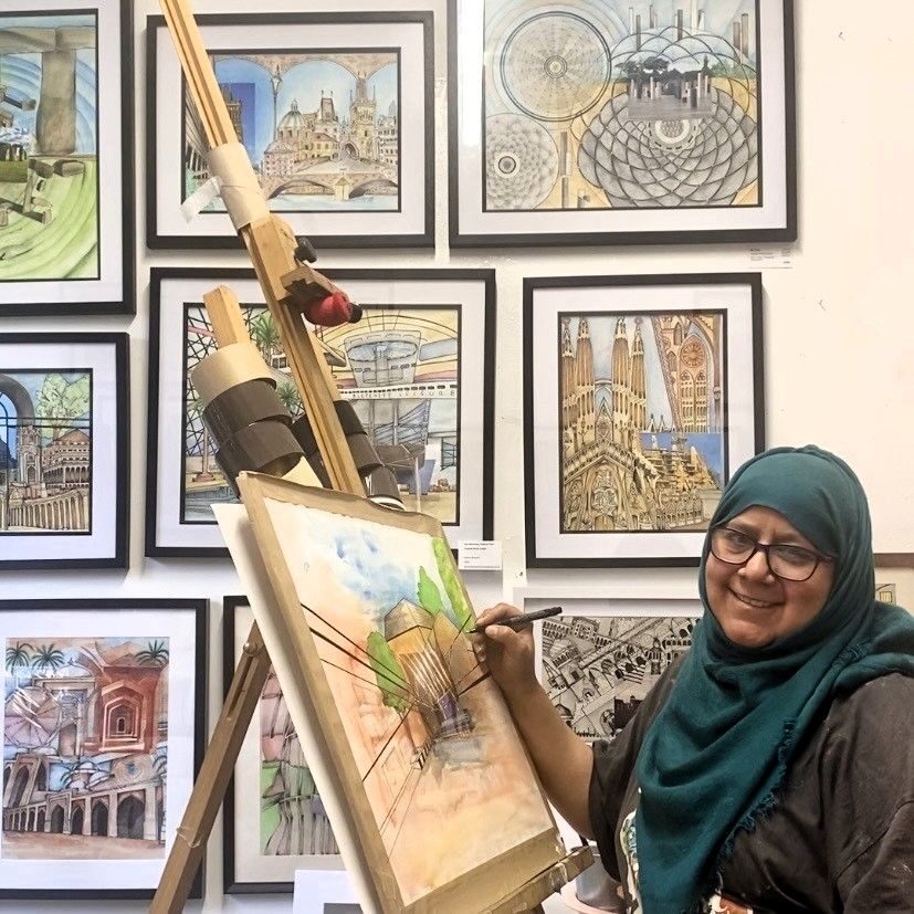 Farina Noorani ~ Beyond Images Studio at work