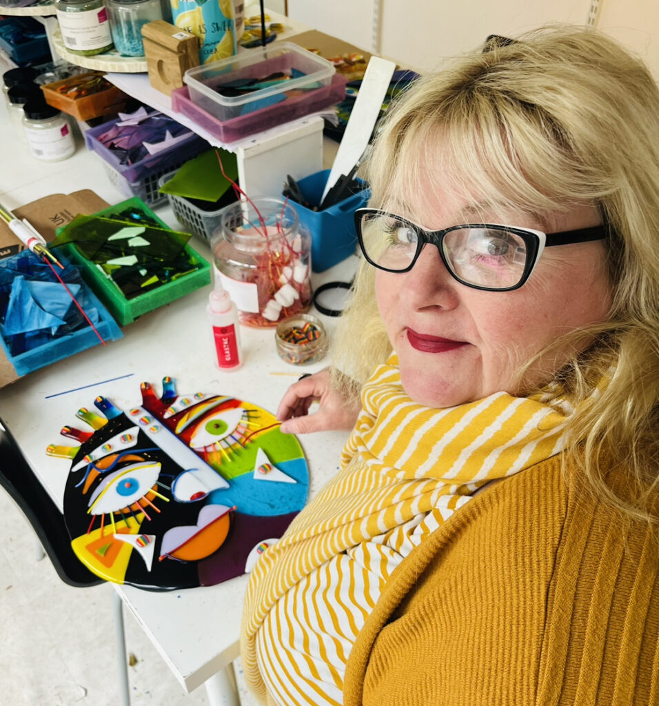 Julia Batten Glass at work