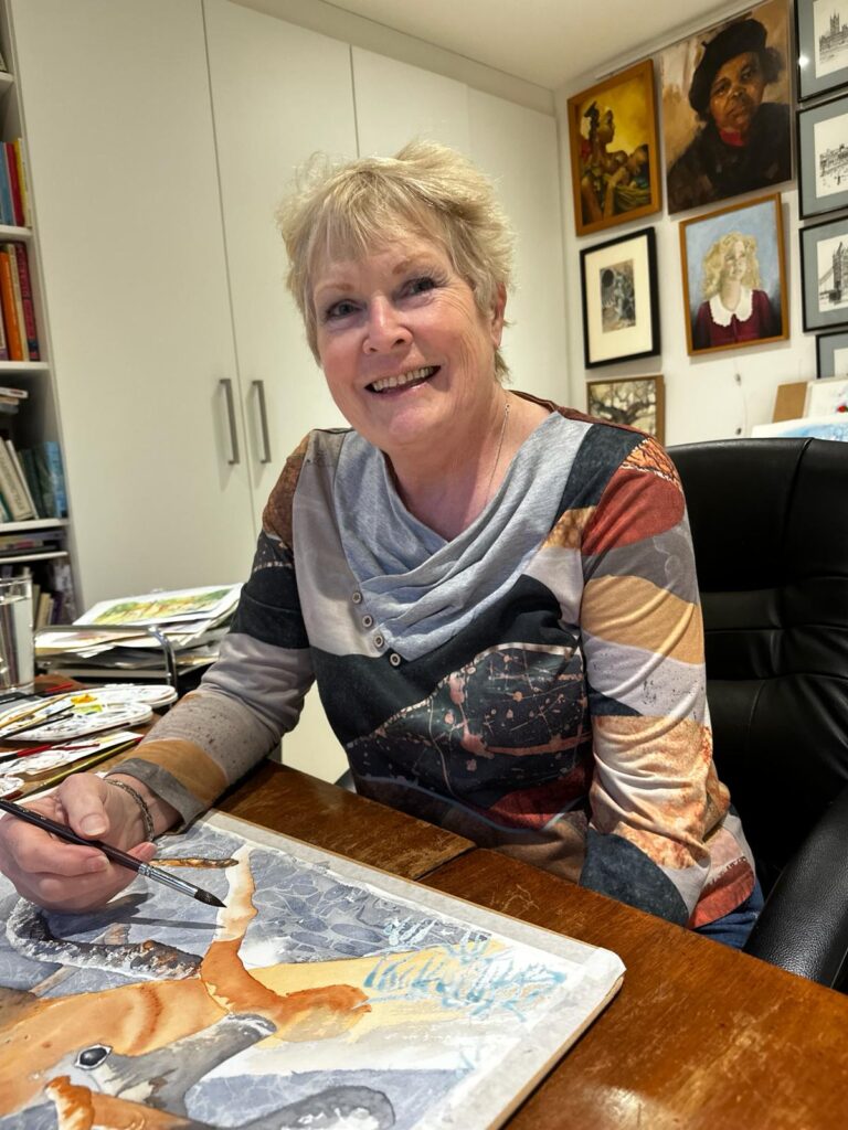 Wendy Hopcroft at work