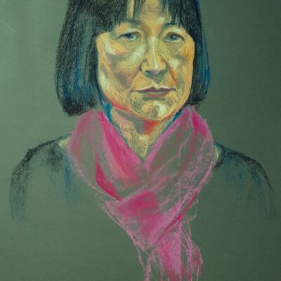 Joanna Stone: Nina. Pastel on paper, 50cm x 40cm.