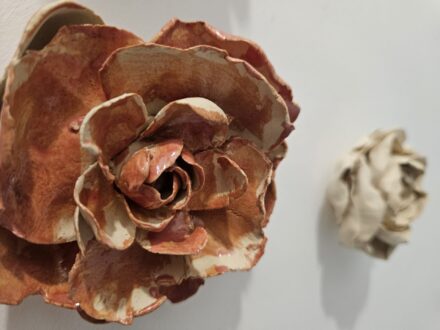 Wall Flower glased and unglased