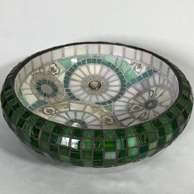 Deborah Brett Mosaic: Lotus leaf bowl