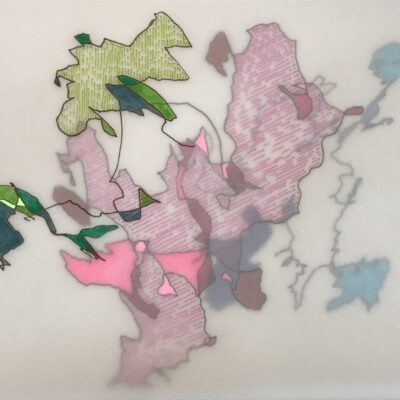 Deborah Humm: Dispelled Thought. Layered drawings. A4