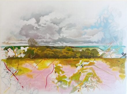 'Northern Scarp' oil on canvas