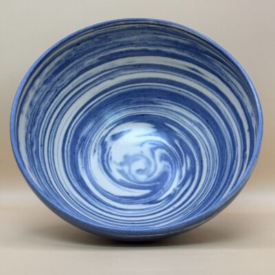 Fiona Wilcock: Agate ware bowl. Porcelain.