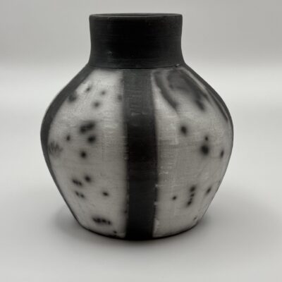 Fiona Wilcock: Naked Raku Vessel. Stoneware.