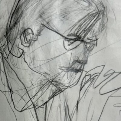 Sue Nowlan: Montpellier sketchbook, pencil on paper