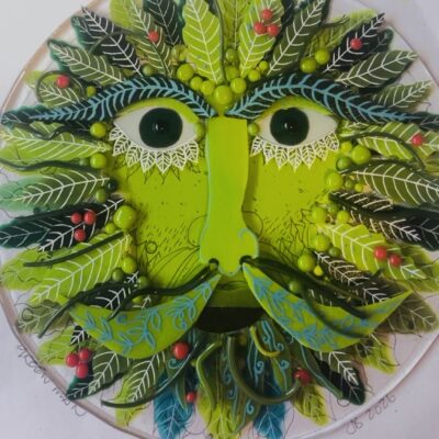 Julia Batten Glass: Green Man