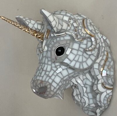 Deborah Brett Mosaic: Unicorn