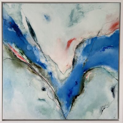 Carol Summerfield: Valley View, oil on canvas