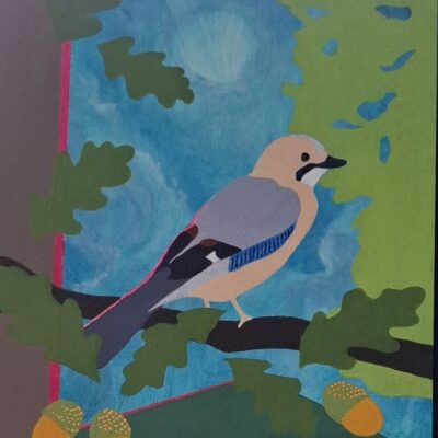 Sally Bulteel: 'Jay' Acrylic